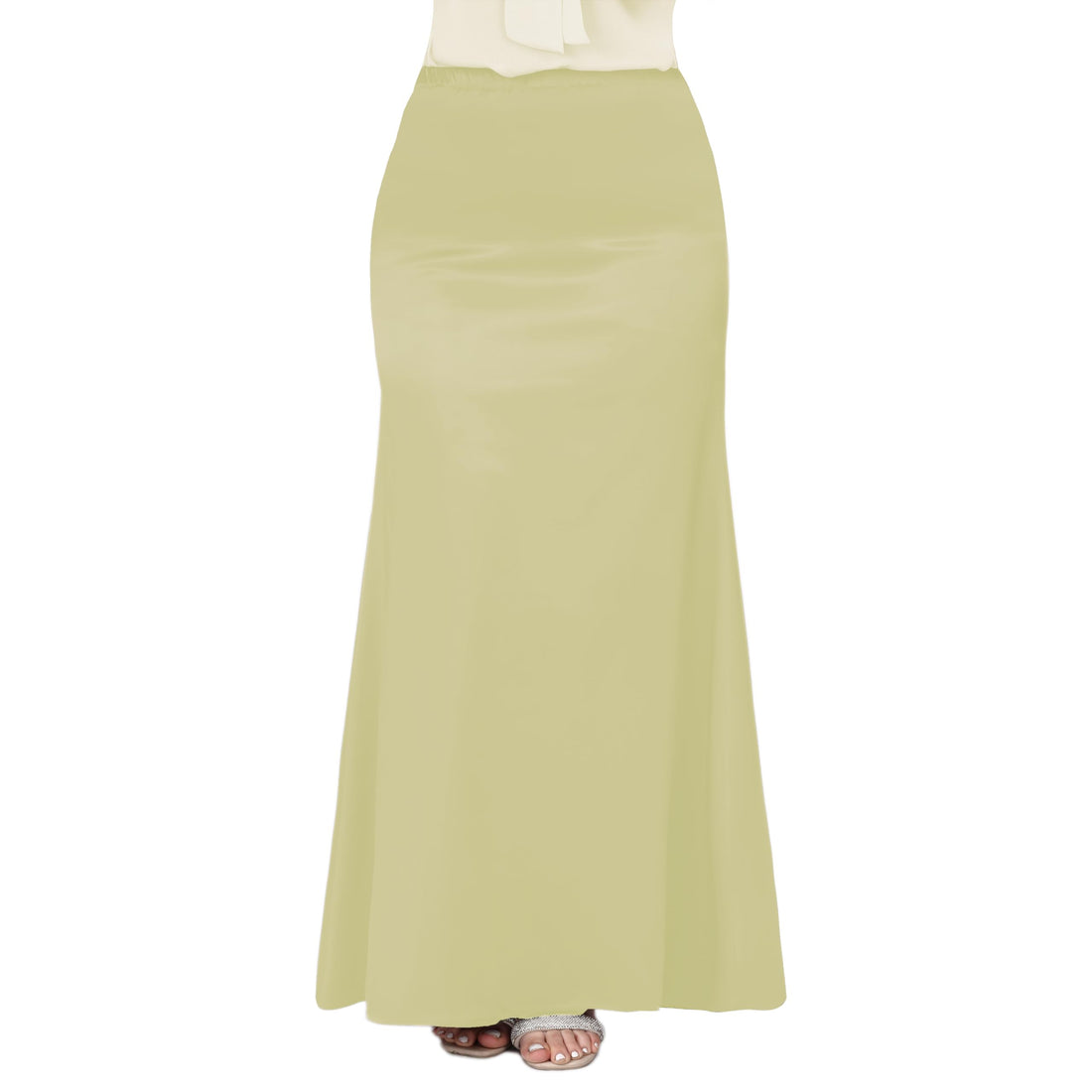 Smoky Egypt Maxi Satin Lycra Skirt