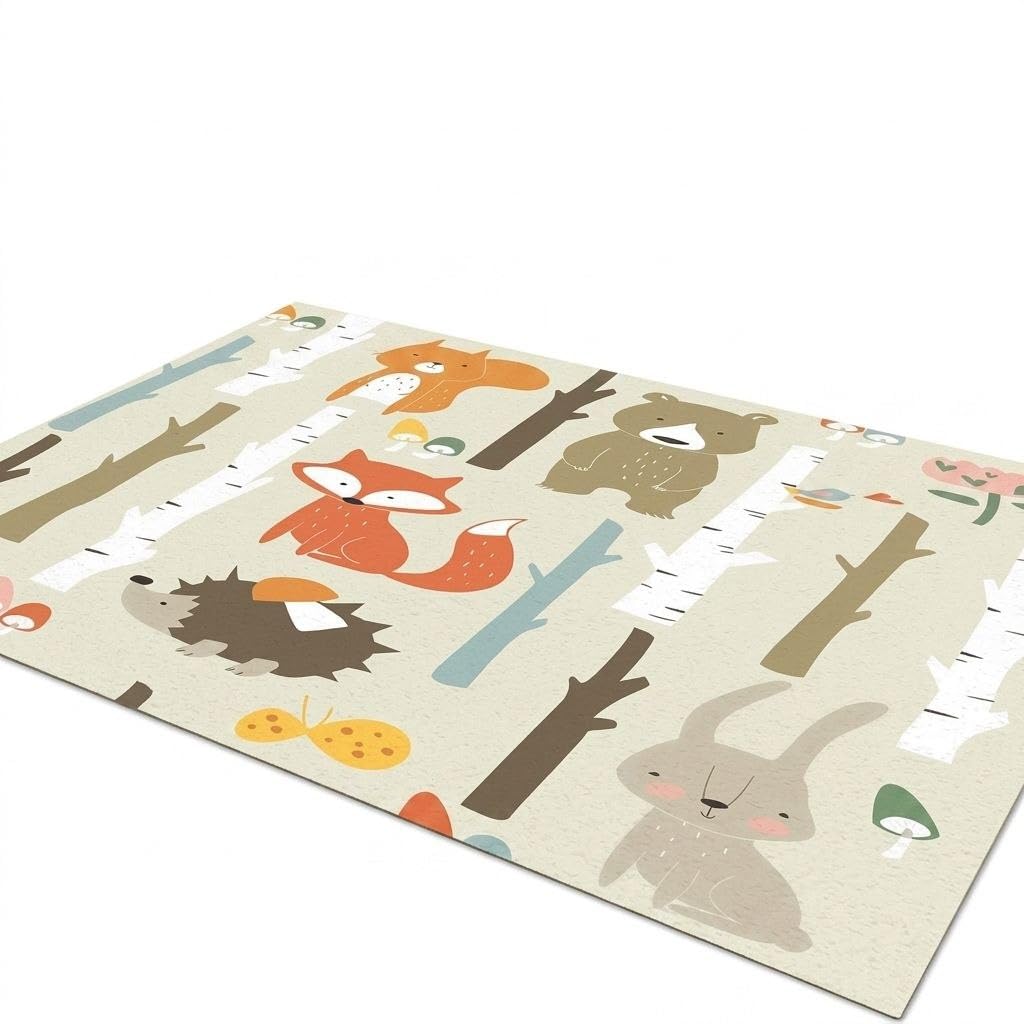 Baby Play Mat - Extra Thick Foam Activity Crawling Mat Non-Slip Baby Tummy Time Waterproof Perfect for Outdoor Adventures Multiple Designs 150 * 200