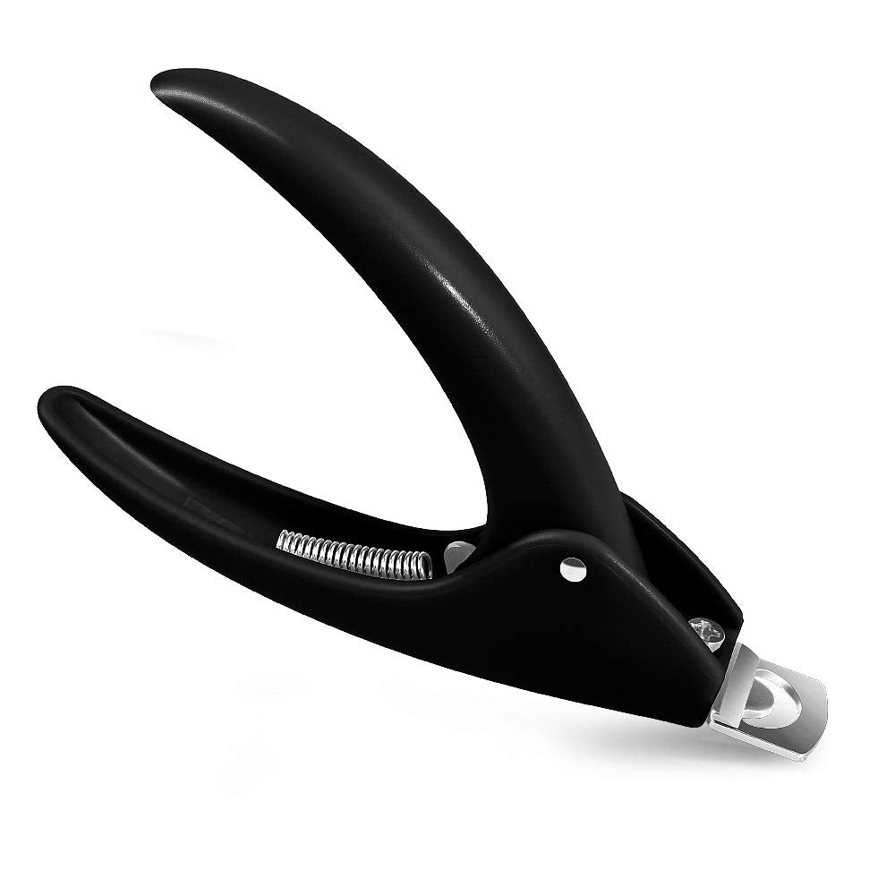 MORGLES Nail Clippers Acrylic Nail Cutter, Acrylic Nail Clippers Nail Tip Cutter Professional Nail Clippers for Acrylic Nails, Black