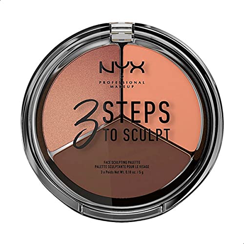 NYX 3 Steps To Sculpt Face Sculpting Palette - Deep
