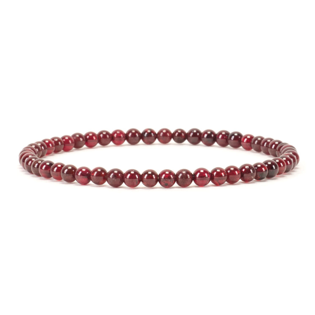 Cherry Tree Collection - Small, Medium, Large Sizes - Gemstone Beaded Bracelets For Women, Men, and Teens - 4mm Round Beads