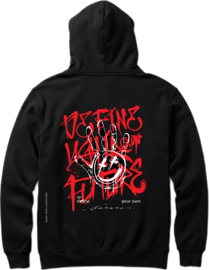 DEFINE YOUR OWN FUTURE Hoodie Back Black
