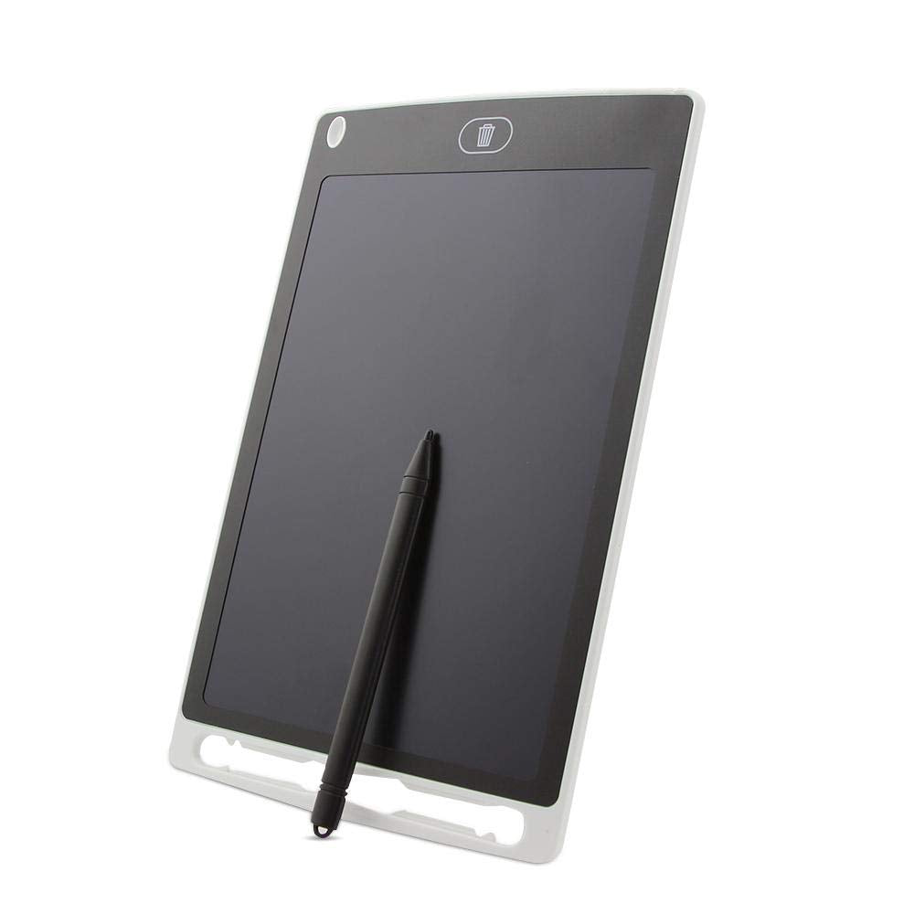LCD Writing Tablet 8.5 Inch Doodle Pad Portable Electronic Writer Environmental Writing and Drawing Memo Board with Stylus for Kids Adults (White)