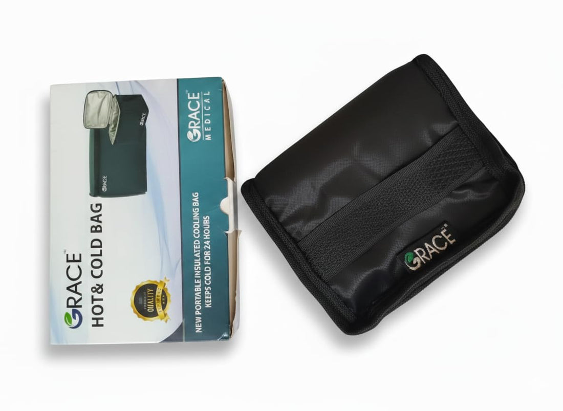 Medical Thermal Bag Hot and Cold with Strong Insulation Keep Temperature Up to 24 Hours Perfect for Medication, Insulin, Compresses for Travel and Daily Use