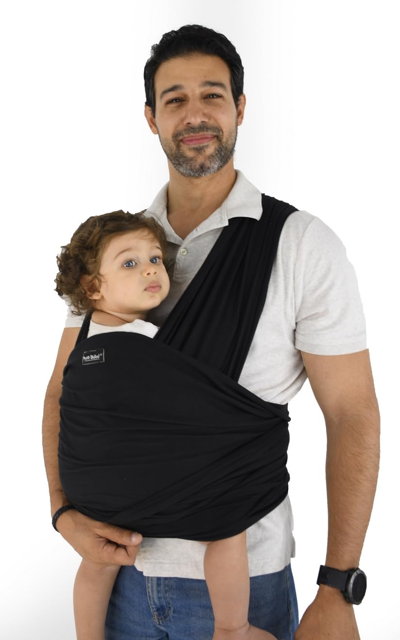 Petit Bebe Baby wrap Vea Black*beige