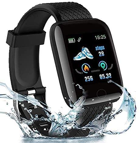 Smart Watch D116 for Xiaomi Mi Note 9 Smart Watch Bluetooth SmartWatch with Activity Tracker, Heart Rate Sensor, Sleep Monitor and Basic Functionality for All Boys & Girls
