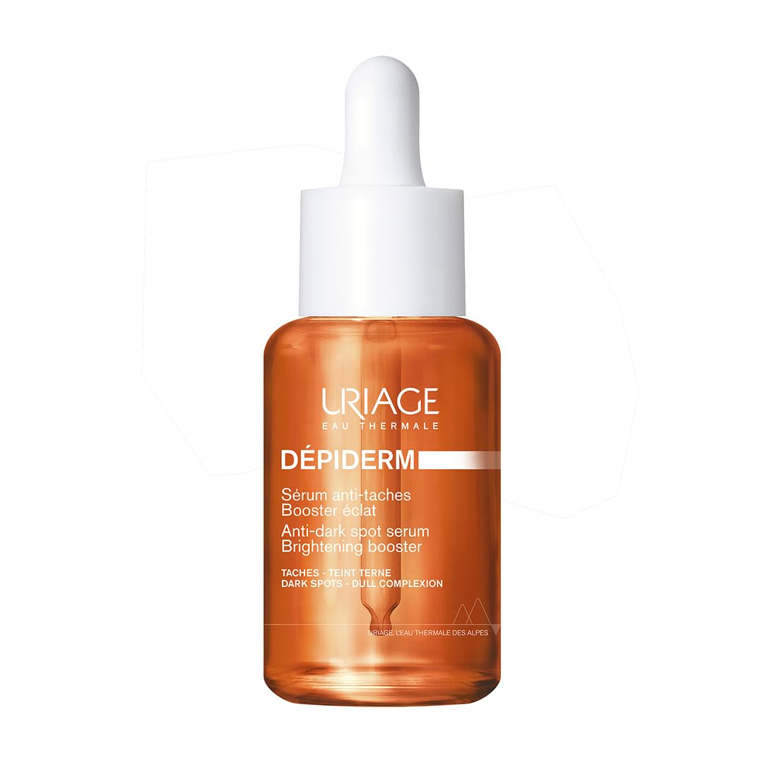 Uriage Dépiderm Stabilized Vitamin C Serum, Anti-Dark Spot Solution For Glowing Skin With 20% Vitamin C Complex & Niacinamide I Non Oxidative, Fragrance-Free & Suitable For Sensitive Skin