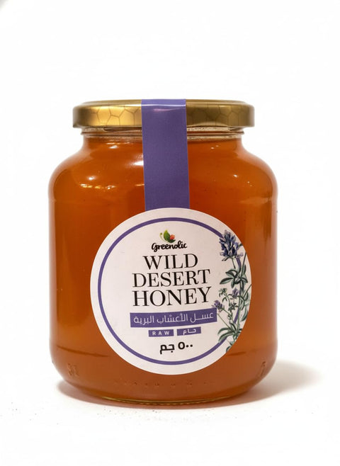 Greenolic Wild Desert Flower Honey, Raw & Natural, Manoufia Honey, 500 Gm