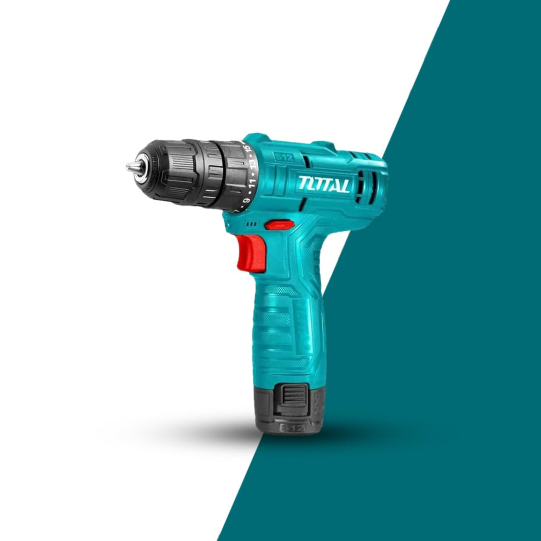 12V Electronic Screwdriver - Cordless Drill Machine with Li- Battery, 0-600 RPM, and 10mm Chuck - Model TDLI12415