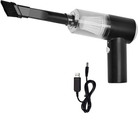 SEAHAVEN Vacuum Cleaner 120W High-Power Handheld Wireless 2 in 1 Vacuum Cleaner Dust Collection with Powerful Cyclonic Dual-use Portable USB Rechargeable,BLACK,Medium,SH-821