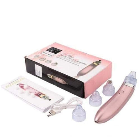 Blackhead Vacuum Acne Cleaner Pore Remover Electric Skin Facial Cleanser Care- ROSEGOLD
