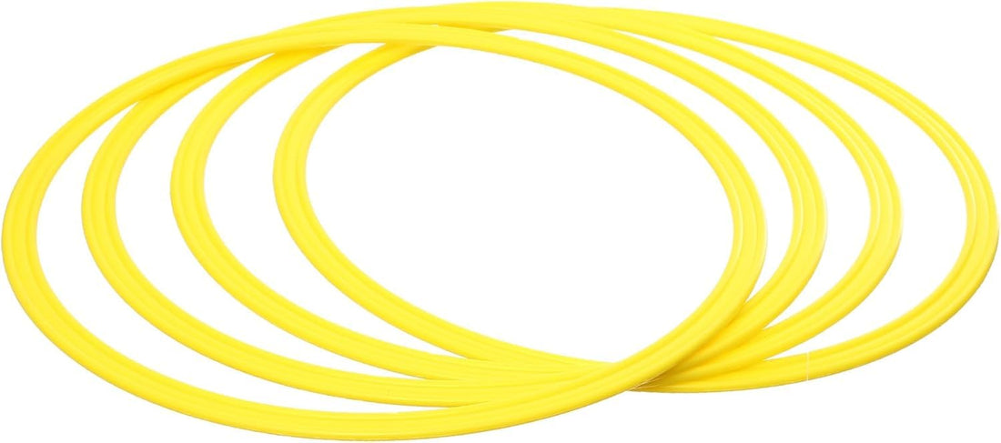 Hula Hoop Ring 60cm Set of 2 – Yellow Color Fitness Hoops for Exercise & Kids Training