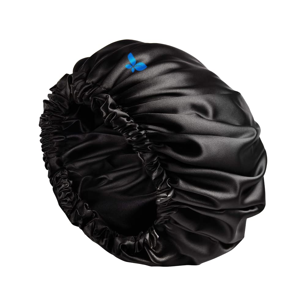 Generic Black satin bonnet-standard