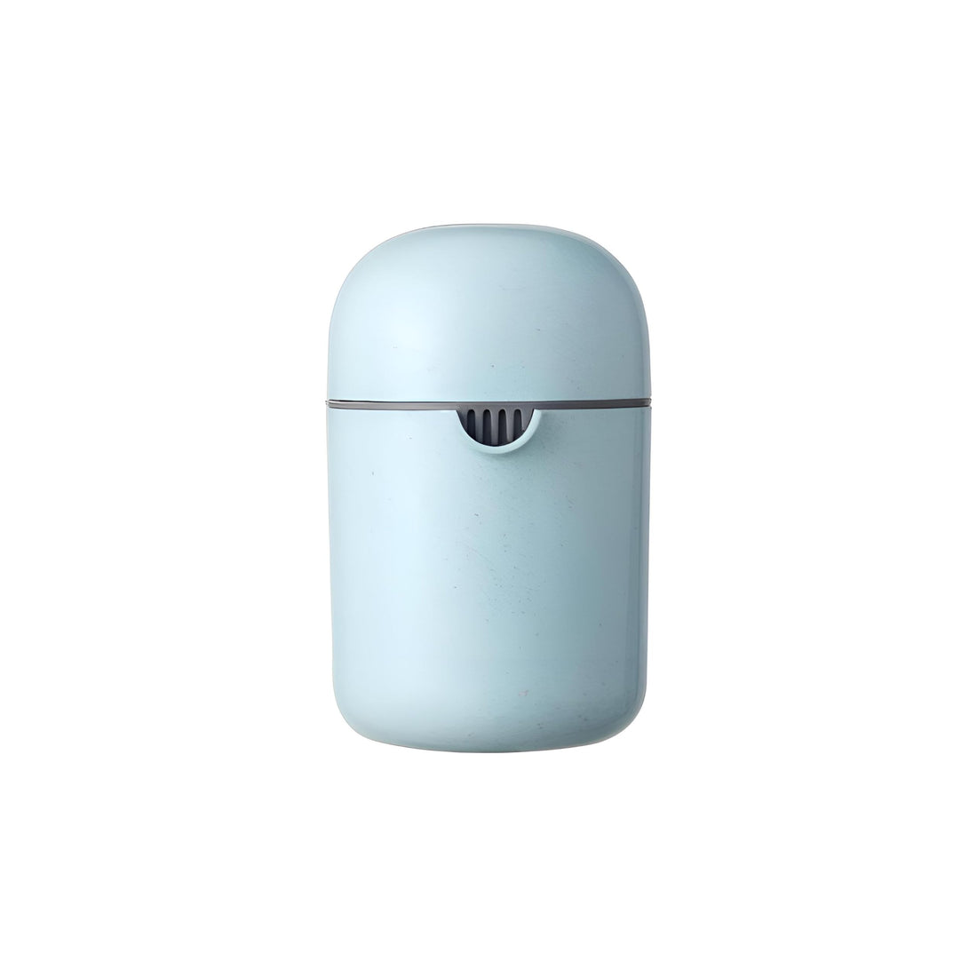 Manual citrus juicer-built-in lemon and orange juicer with strainer and detachable container for extracting fresh fruit juice (Blue)