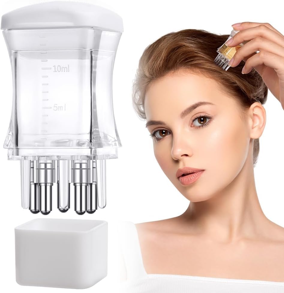 10ML- 2 in 1 Reusable Hair Oil Applicator Combo Smooth Root Comb Applicator Bottle For Scalp Oil Anti Hair Loss Lotion Dispenser Anti-Leak Salon Care Oily Hair Colouring Applicator Bottles[LEAK-PROOF]