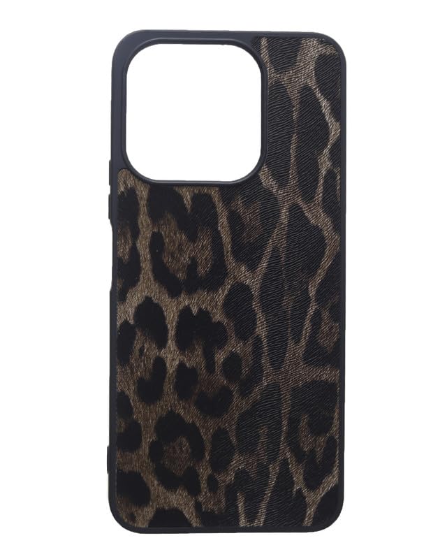 Grace Plastic Back Cover For Honor X6b - Black & Café 37329891