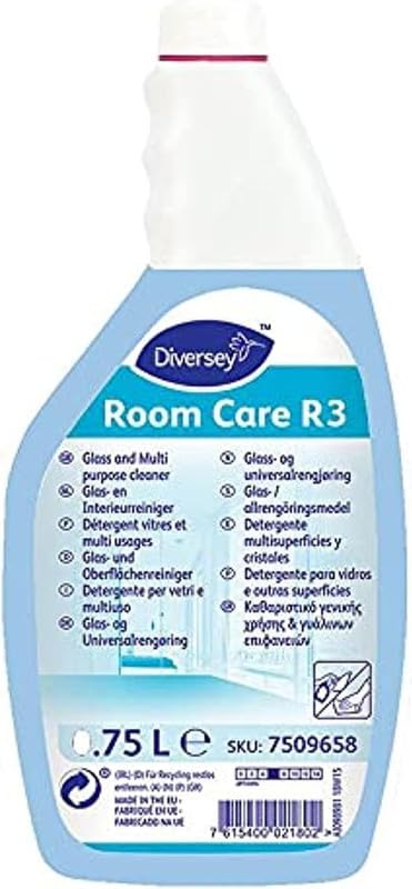 Diversey Room Care R3 - Glass & Multi Purpose Cleaner 750Ml