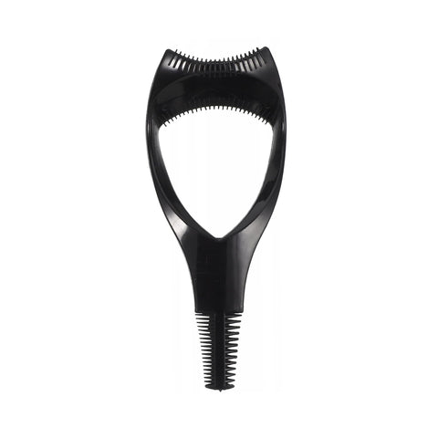 Hermania Mascara Shield with Comb for Eyelashes 3 in 1 Makeup Tool for a Smudge Free Mascara Application Upper and Lower Lifted Lashes (Black)