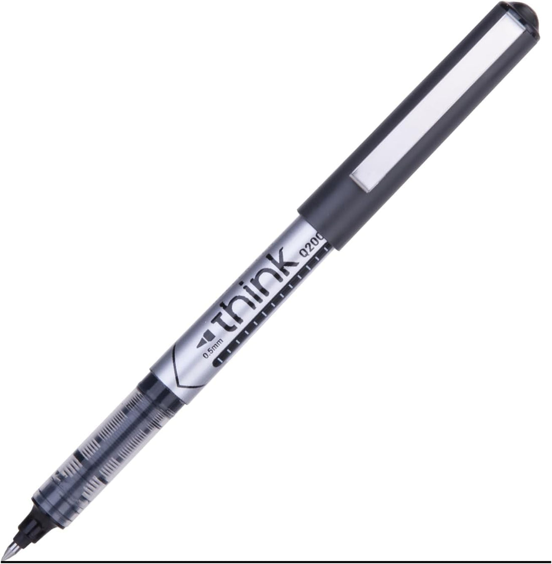 Deli Q20020 writing instrument roller pen ,Black, 1 piece