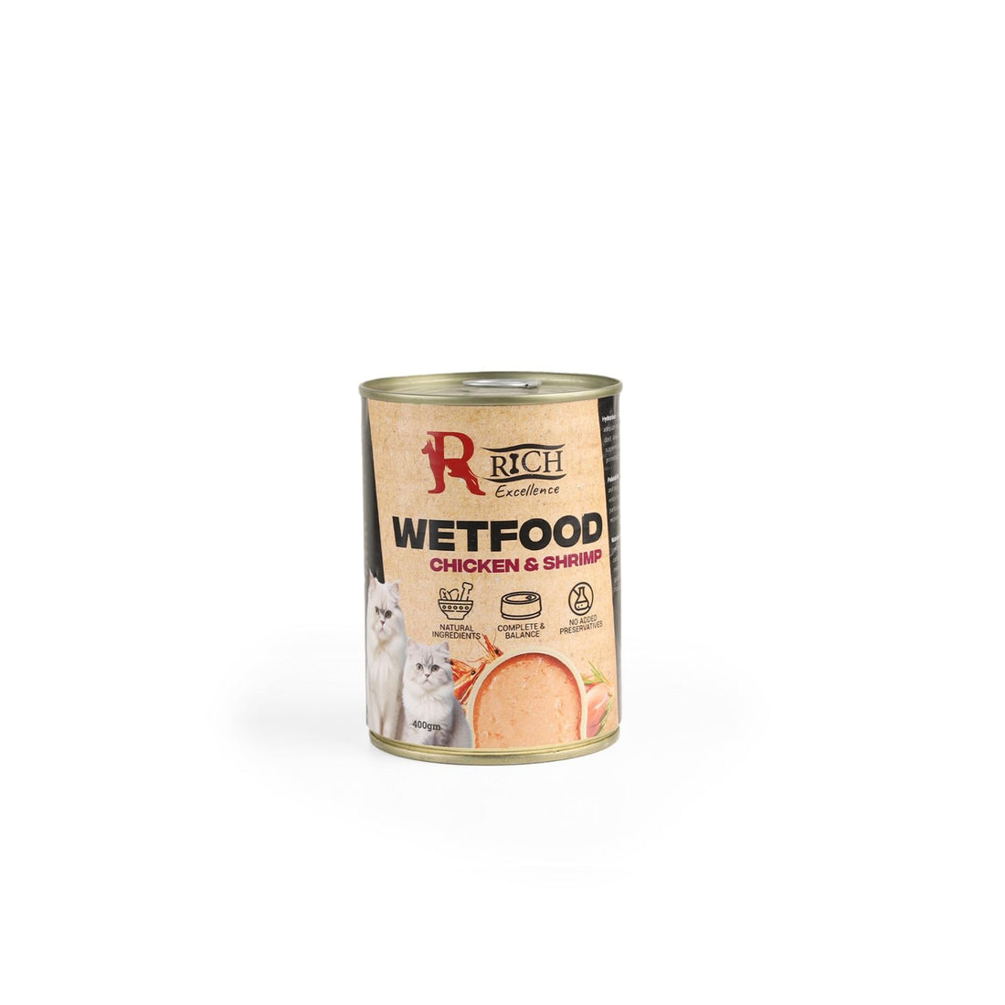 Rich Excellence Cat Food, 400g from petszon (pack of 1, Shrimp & Chicken)