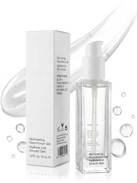 Primer, Gel-Based & Hydrating Face Primer For Smoothing Skin & Gripping Makeup, Moisturizes & Primes, Clear GEL 35ML