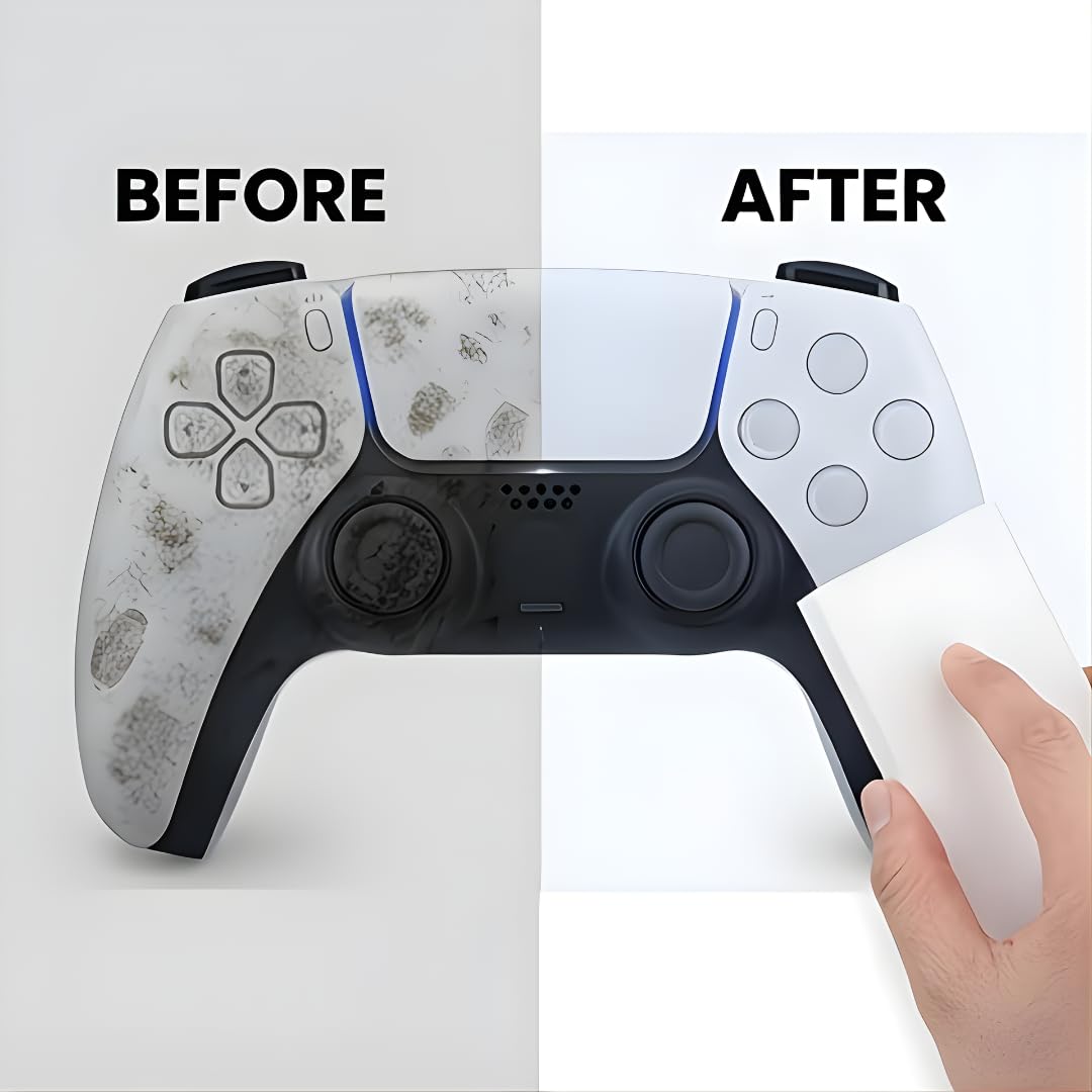 Shatoora, Nano Gaming Console and Controller Cleaning Sponge, 2 Pieces Stain Removal Sponges, 1 Set