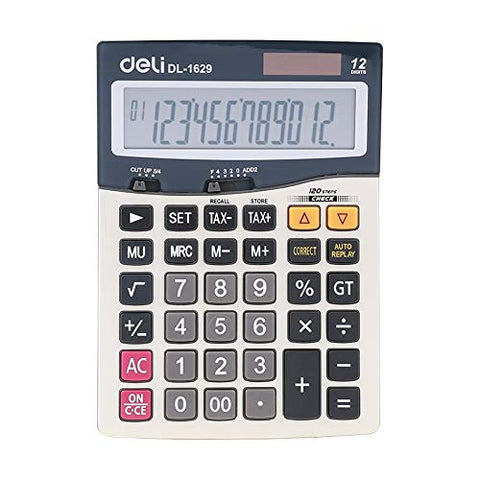 Deli E1629 12 Digit Desktop Calculator