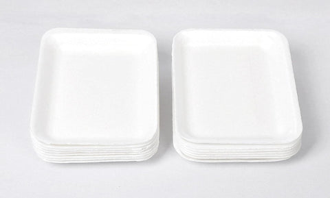 Wonka Foam White Plate 1 Gg 12 Pcs, 2724805829977