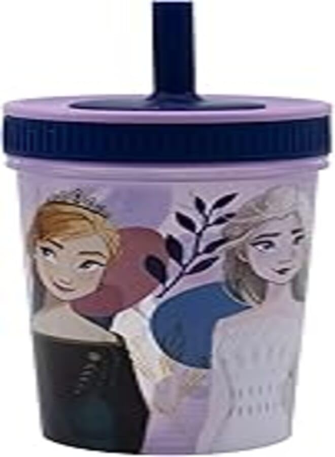 STOR LEAK PROOF SILICONE STRAW TUMBLER FROZEN TRUST THE JOURNEY