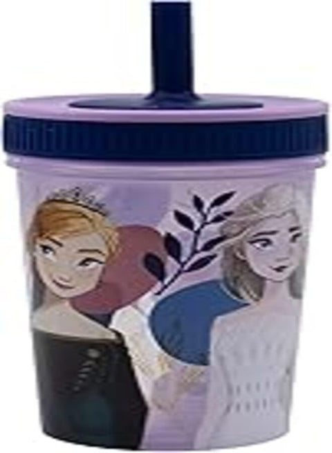 STOR LEAK PROOF SILICONE STRAW TUMBLER FROZEN TRUST THE JOURNEY