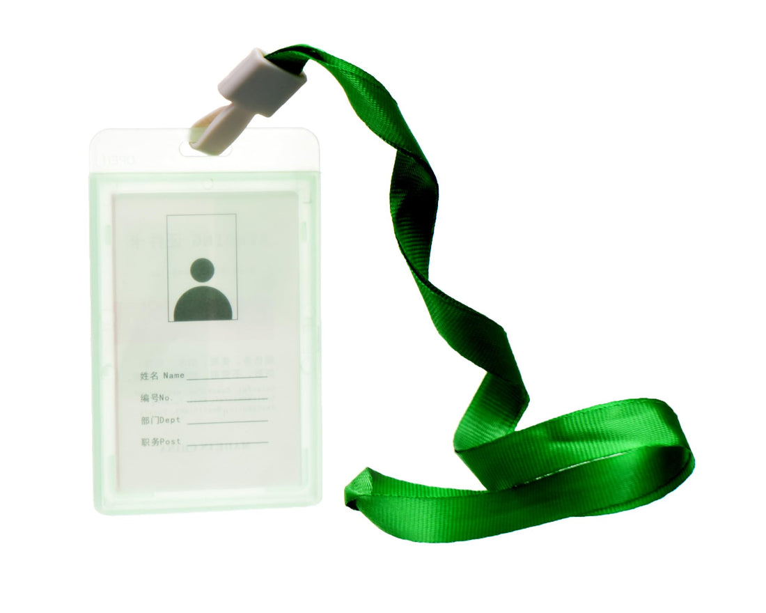 Elmaayergy Plastic ID Card Holder With Neck Strap 613_DX-614 D-48/D-50 Suitable For classroom, Homeschooling, And Individual Study Environments