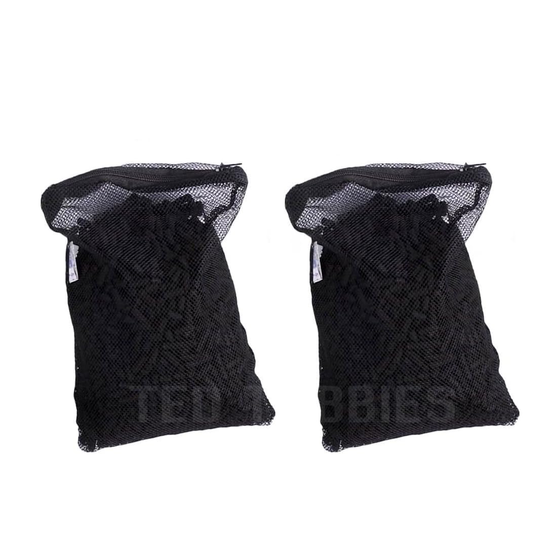 TED TABBIES - Hi Quality Activated Carbon Filter Media for Aquarium with Filter Bag | 1000g (Pack of 2) + Free NET Pouch