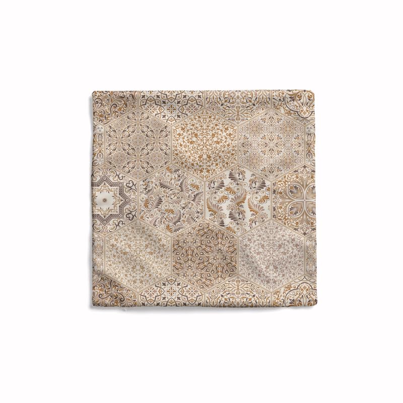 ART MOOD HOME Ramadan's Unique Dano Velvet Cushion cover Beige 40W*40L