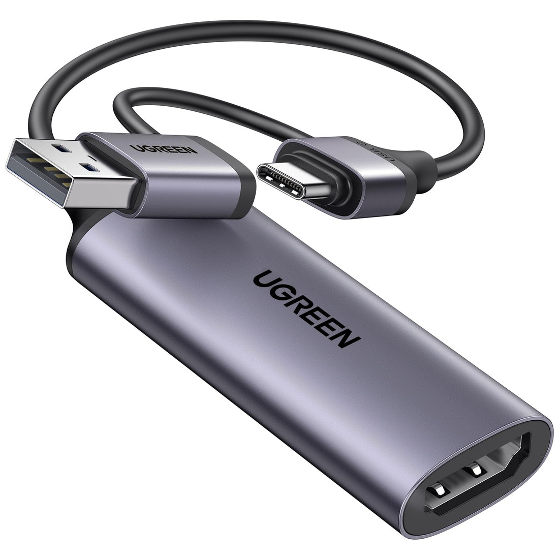 UGREEN 25854 4K HDMI to USB-A/USB-C Video Capture Card