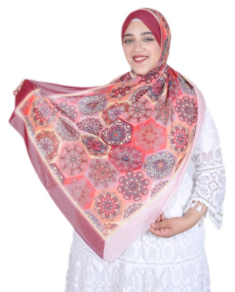 MAPKA CHIFFON Hijab -Sof Fabric in Assorted Colors for Modest Fashion & Everyday Wear (Design-9)