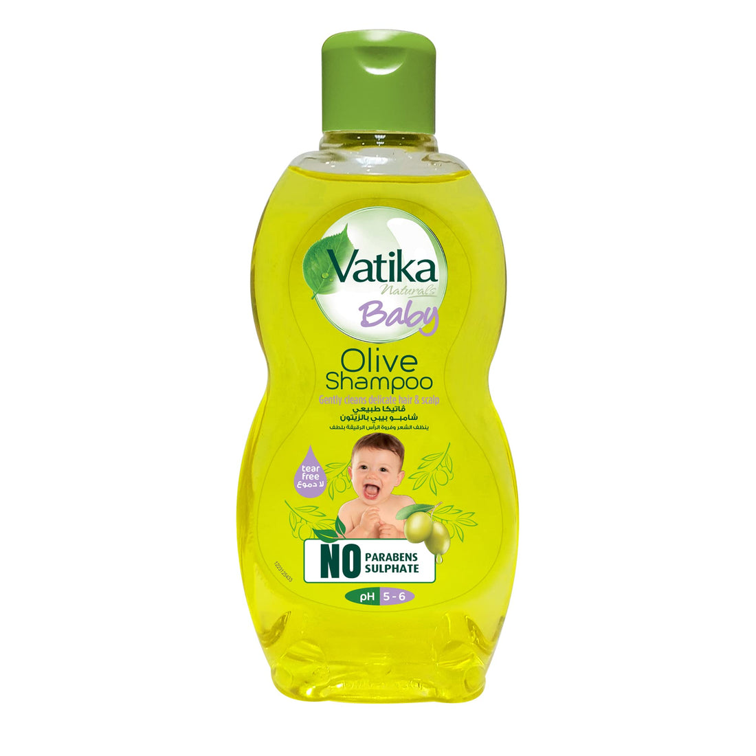 Vatika Naturals Baby Shampoo (200mL) | Enriched with Olive Extracts | Gentle and Tear Free Cleaning for Baby | Dermatologically Tested and Proven | No Harsh Chemicals