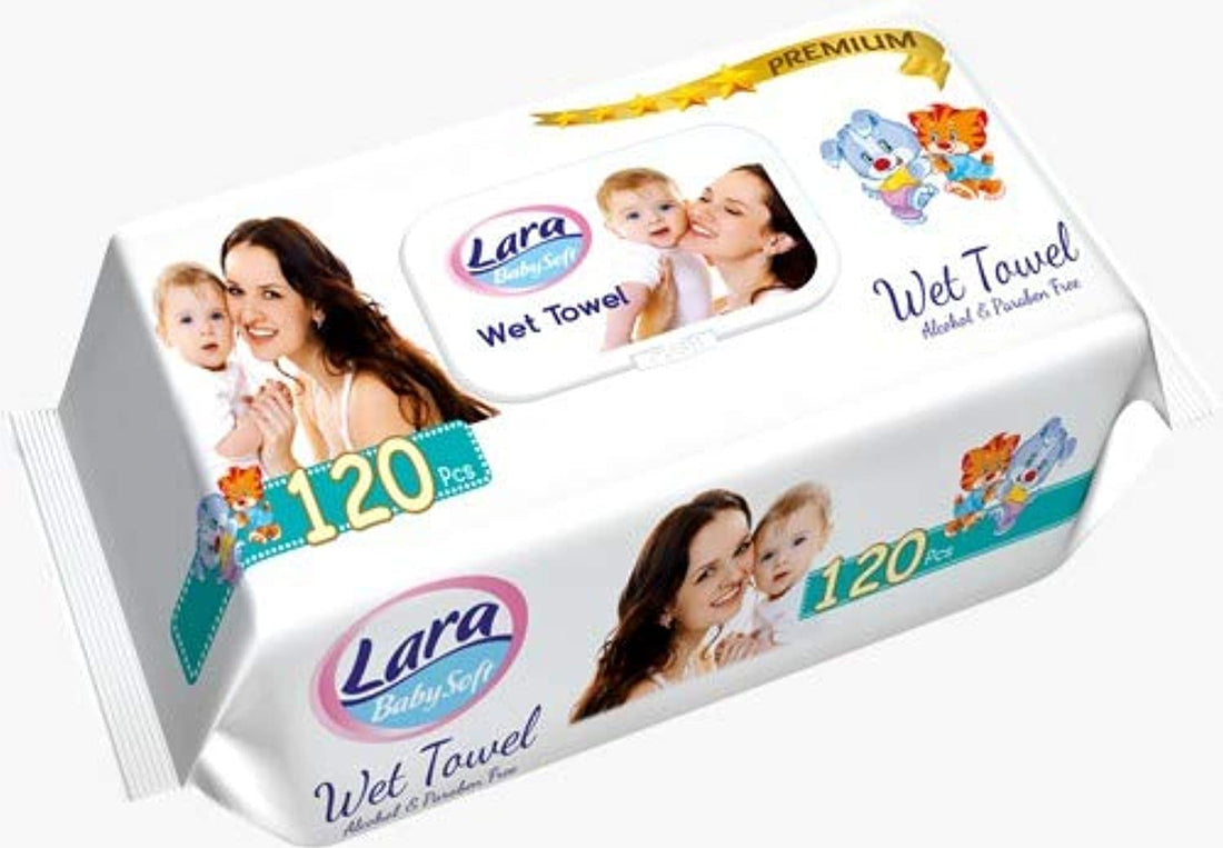 Lara Baby's Soft Premium Wet Wipes (120 Pieces)