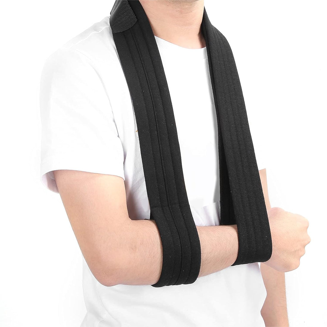 Adjustable Breathable Medical Arm Sling for Broken Arm, Wrist, Elbow, Shoulder Injuries, Available for Women and Men, Midnight Blue (3XL)