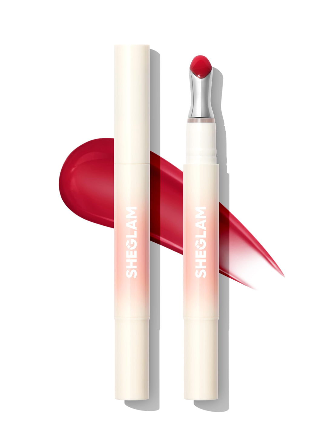 SHEGLAM Hydrating Lip Gloss Cruelty-Free Plumping Peptides-Strawberry Fields