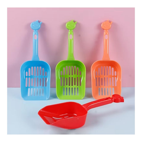 Cat Sand Scoop, Upgraded Design, Easy Cleaning Task for All Sizes, Small or Large Cats.(Multicolor)