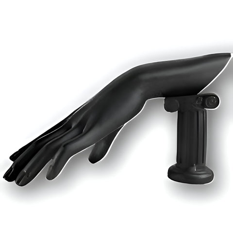 Hand Stand Display - Elegant jewelry organizer with neck mannequin for elegant presentation of rings, chains, and brooches in retail or personal spaces. (Model 1)