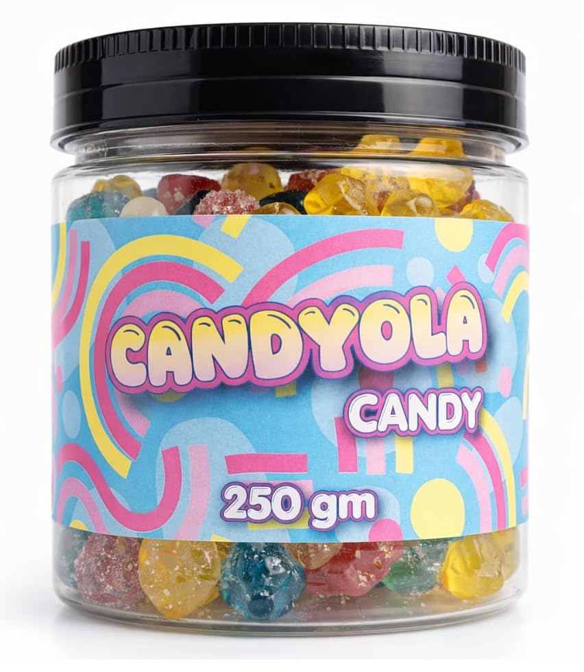Candyola Jelly Bear Gummies – Soft & Chewy Fruit Flavored Gummy Bears Candy – Delicious Sweet Candy Snack for Kids & Adults – Perfect for Parties & Treats – 250g