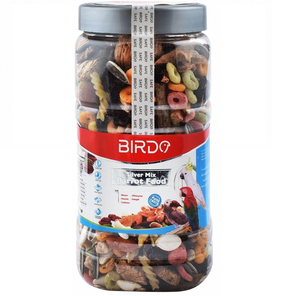 Birdo Silver Mix Daily Parrot Food (500G)