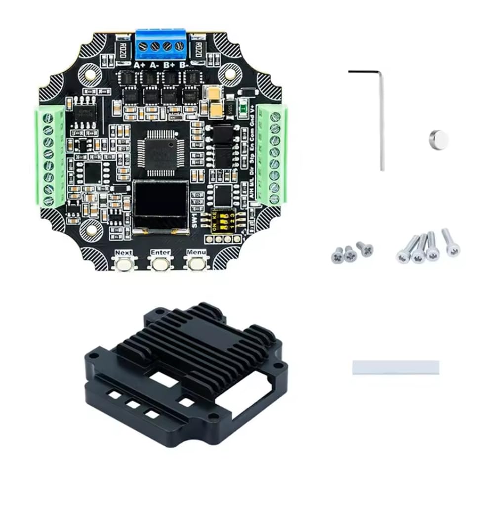 MKS Makerbase SERVO57D PCBA NEMA23 Closed Loop Stepper Motor Driver CAN Interface Advoid Step Loss for Gen L MODBUS FOC for CNC 3D Printer, Mechanical arm, Engraving Machine, Electronic Competitions