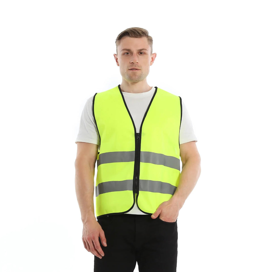 Engineers Vest (Made of tear and wear resistant material which ensures it has a long life and repeated use, Yellow)