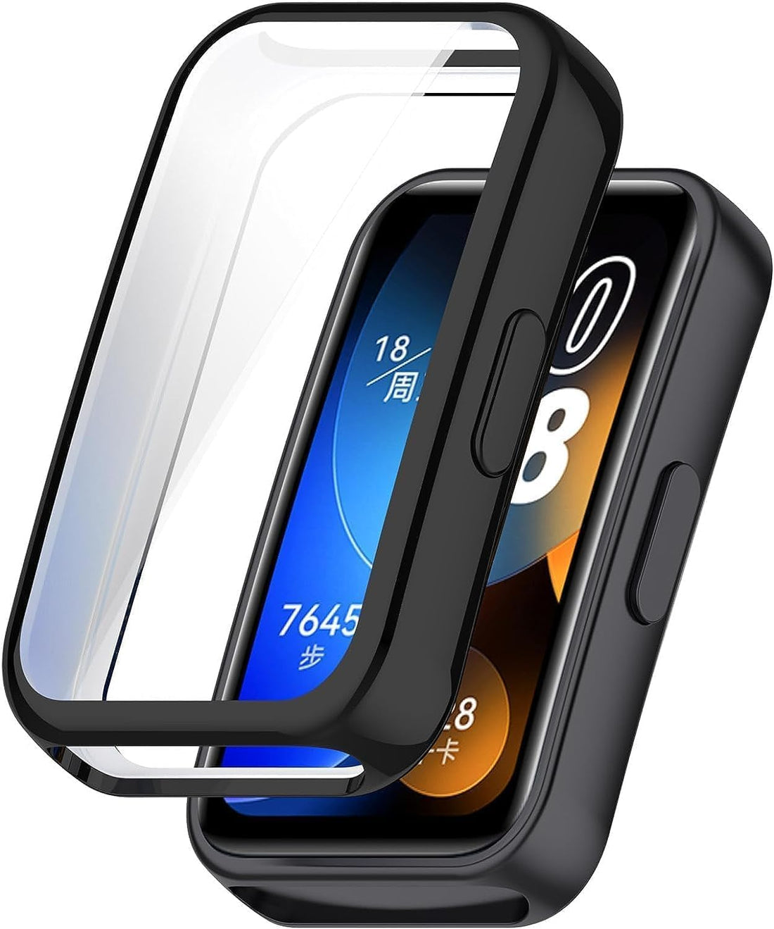 Next store TPU Case Compatible with Huawei Band 8 Screen Coverage TPU Protective Cover (Black)