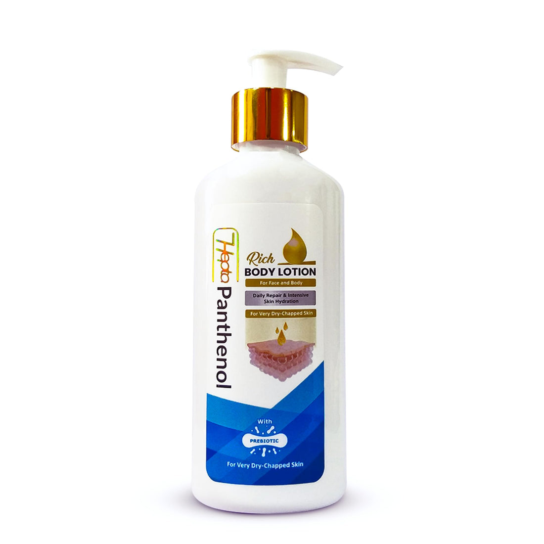 Hepta Panthenol Rich Body Lotion – Deep Moisturizing & Nourishing Lotion for Dry and Very Dry Skin – 250 ml