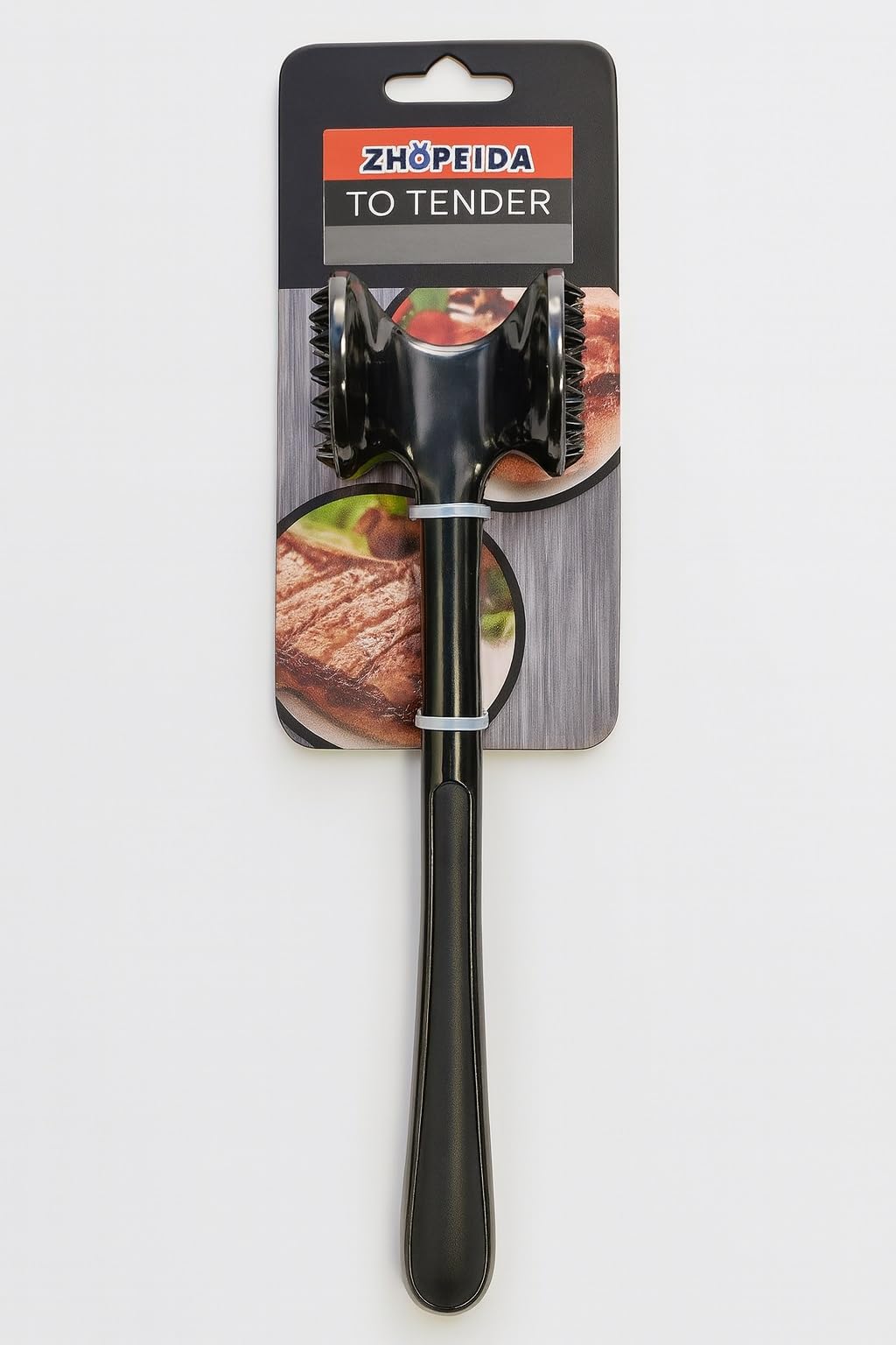 Home Care XC-89 Black Shiny Steak Hammer Durable Kitchen Prep Tool, Pack of 72 - Black Metal