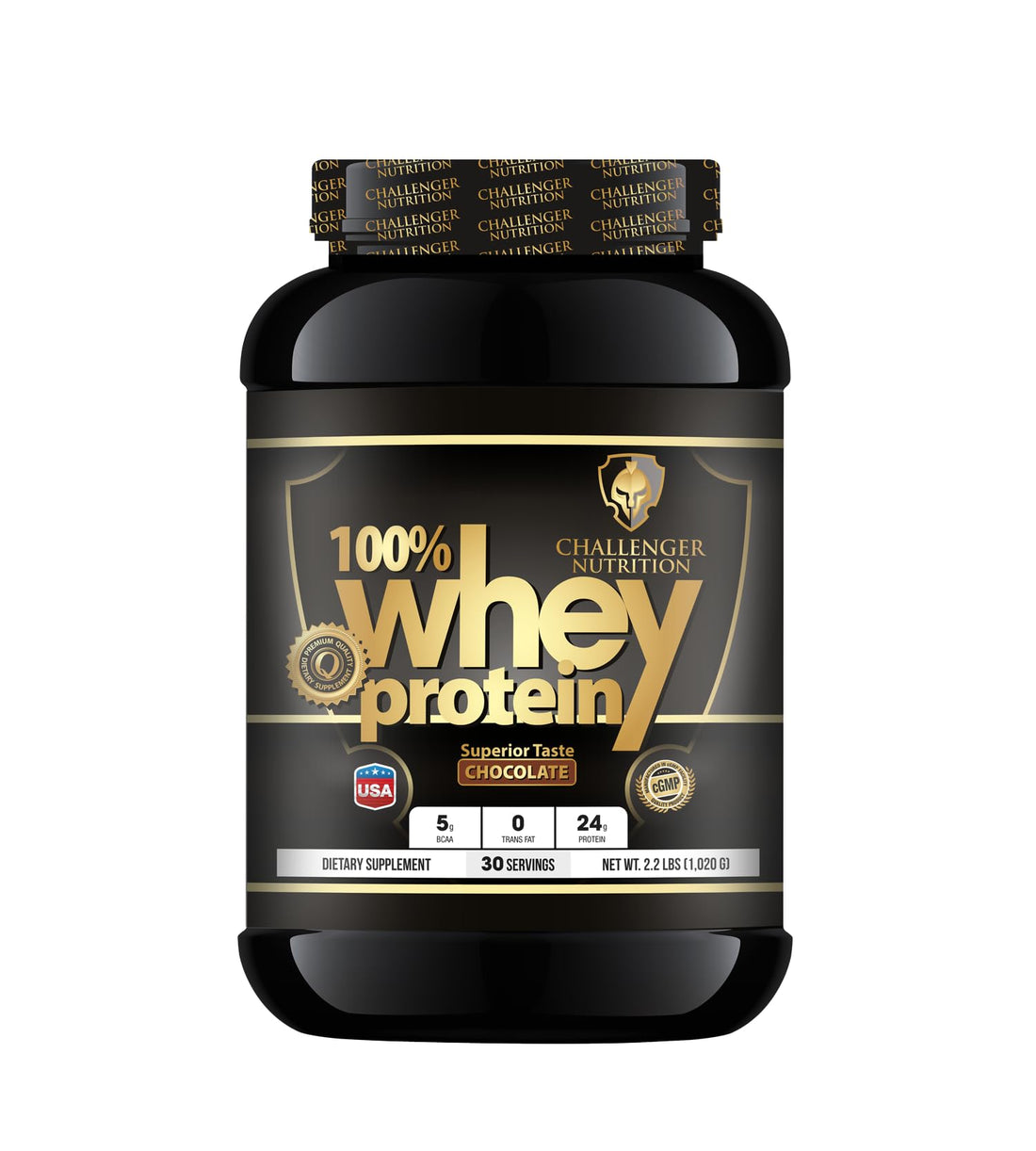 Challenger nutrition - 100% whey protein, chocolate, 0.99 kg