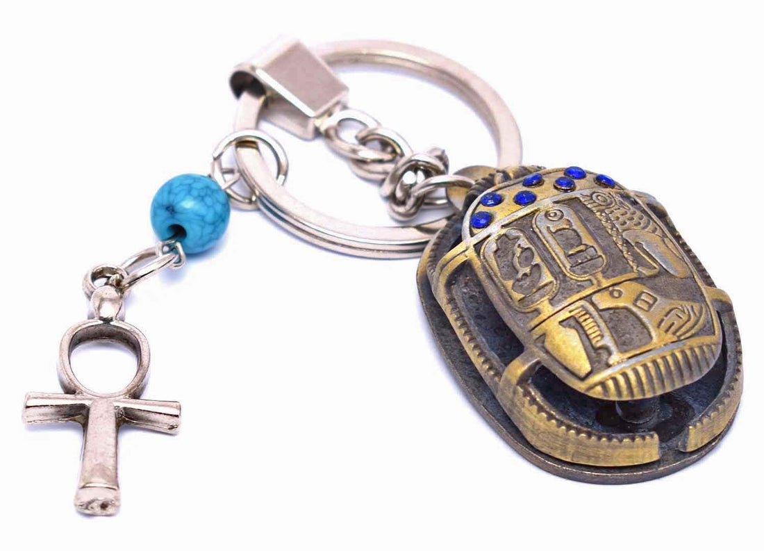immatgar pharaonic Hollow Scarab keychain Egyptian souvenirs gifts from egypt Pharaoh